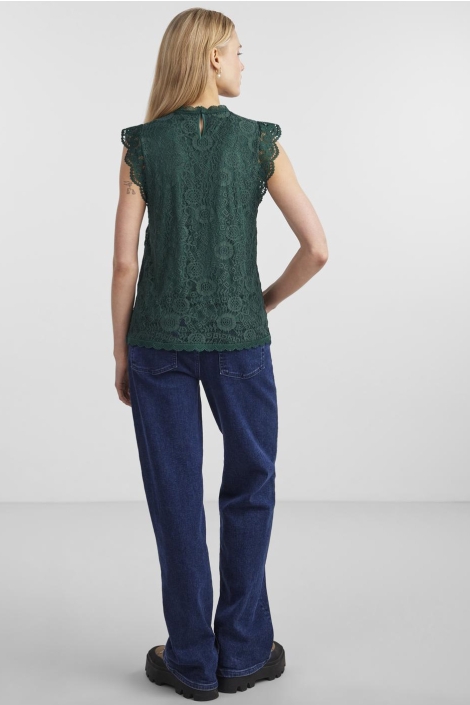 Pieces pcolline sl lace top noos